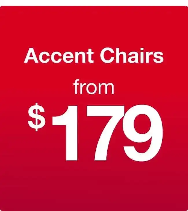 Accent Chairs from \\$179