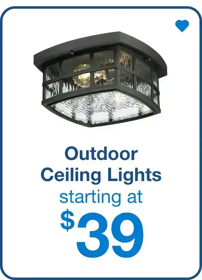 Outdoor Ceiling Lights — Shop Now