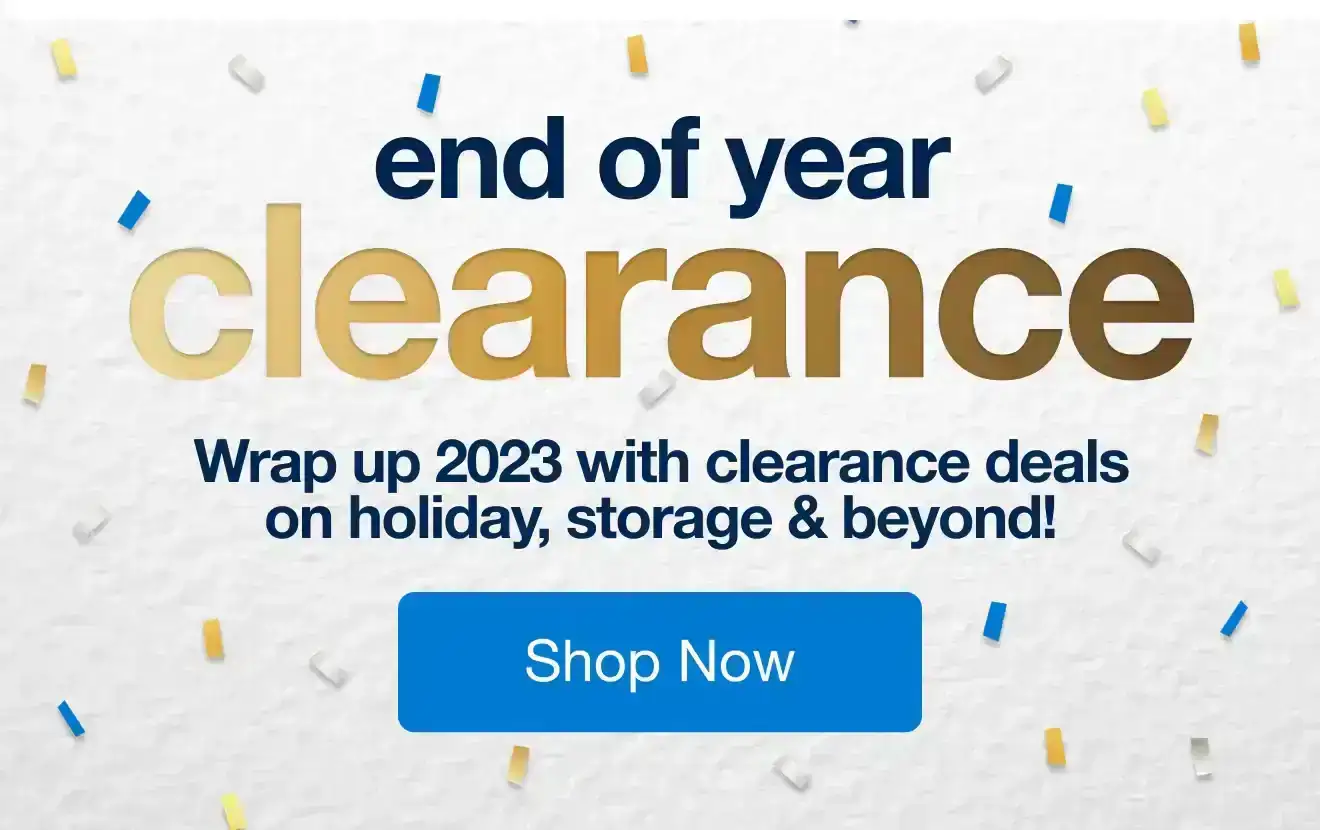 End Of Year Clearance — Shop Now!