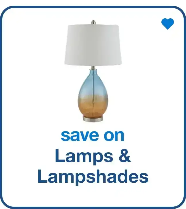 Save on Lamps & Lampshades