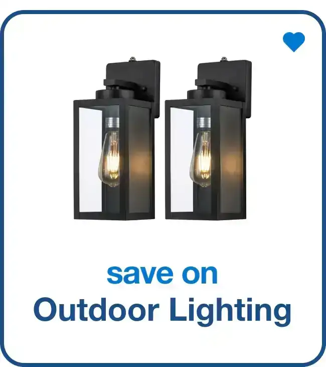 Save on Outdoor Lighting