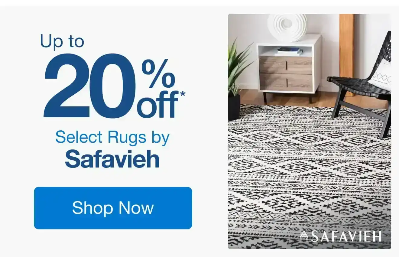 Up to 20% off Select Rugs by Safavieh*