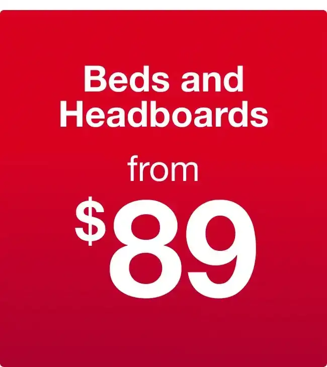 Beds and Headboards from \\$89