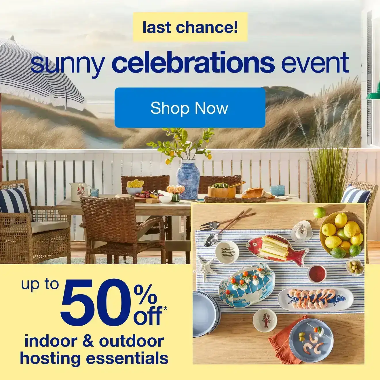 Sunny Celebrations Event — Shop Now