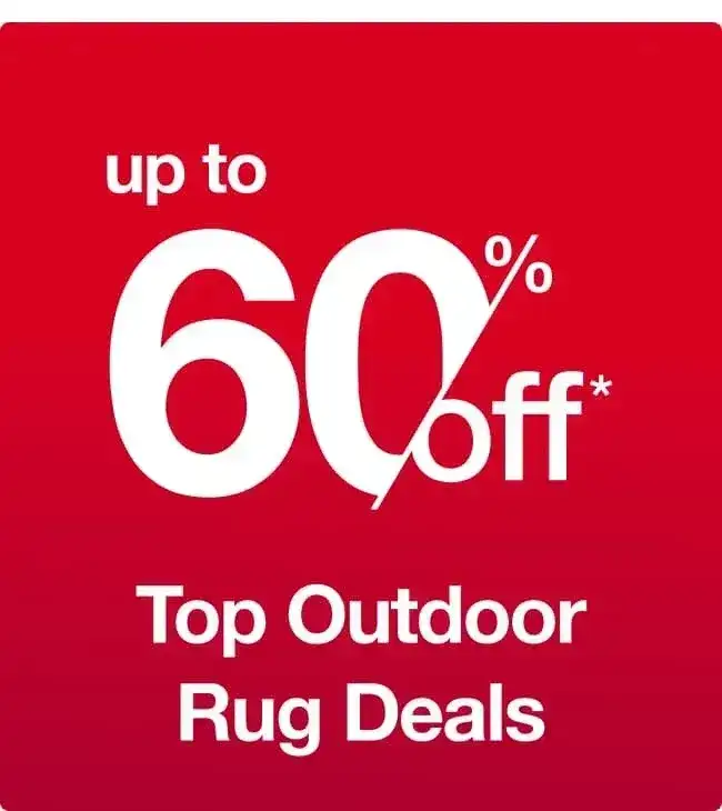 Up to 60% off Top Outdoor Rug Deals