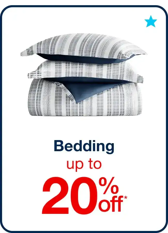 Up to 20% Off Bedding