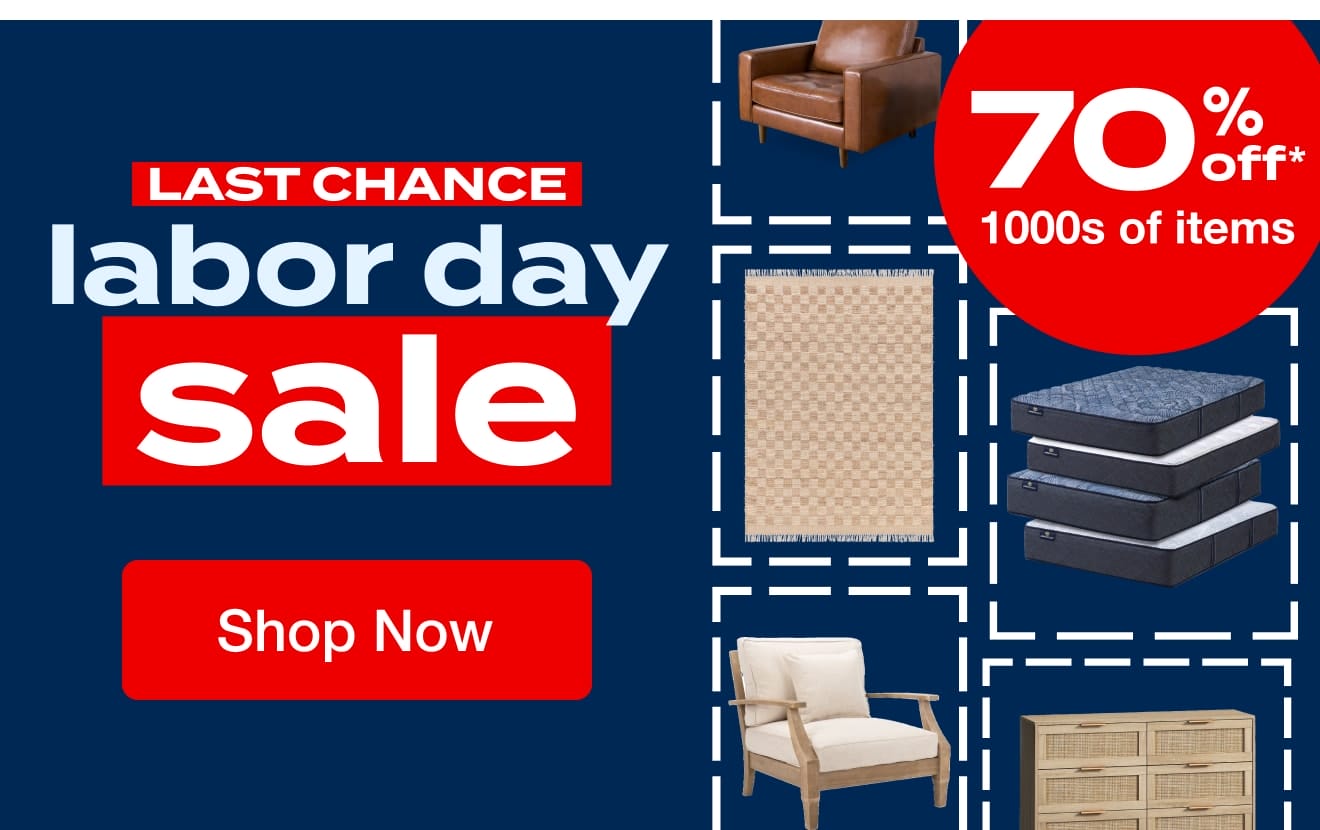 Last Chance - Labor Day Sale - Shop Now!