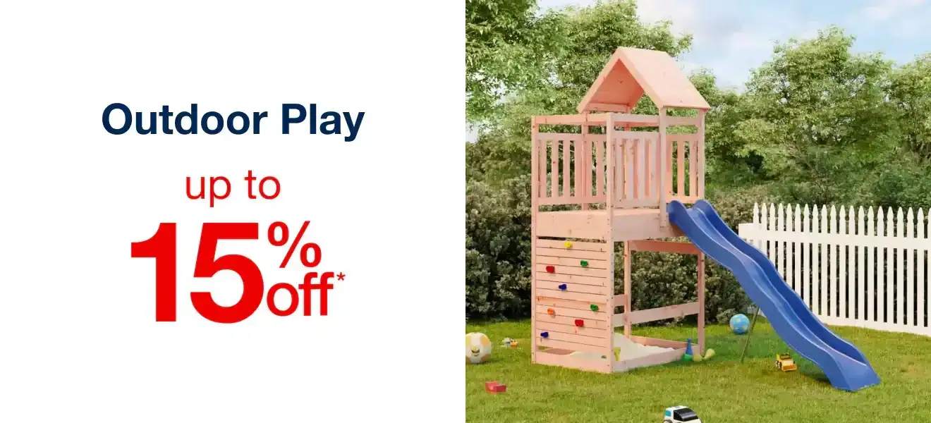 Up to 15% Off Outdoor Play