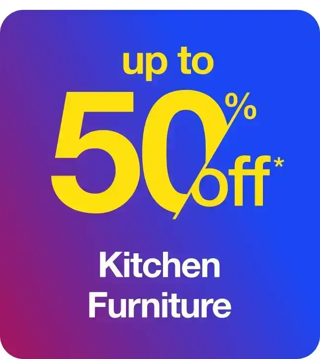 Up to 50% Kitchen Furniture