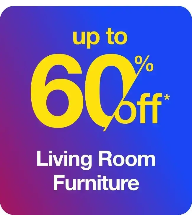 Up to 60% Living Room Furniture