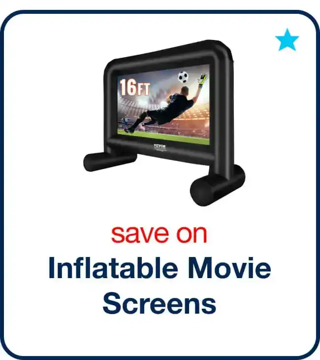 Movie Under the Stars: Inflatable Movie Screen \\$99.27