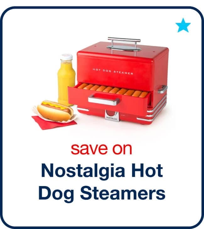 Hot Dogs Galore: Hot Dog Steamer \\$54.99