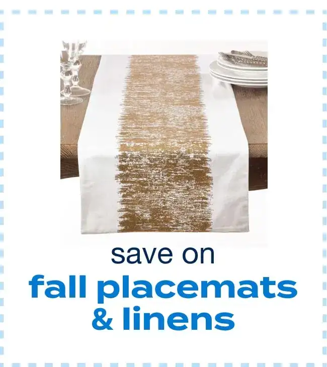 Fall Placemats and Linens