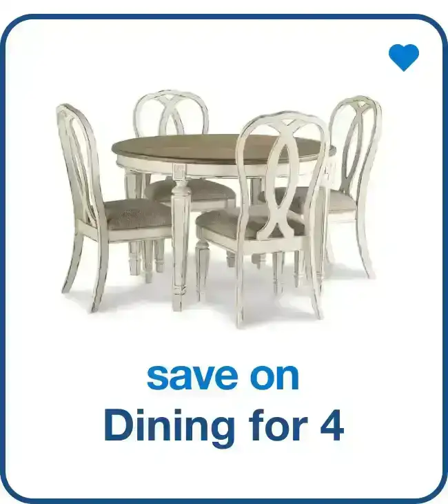 Save on Dining for 4 - Shop Now!