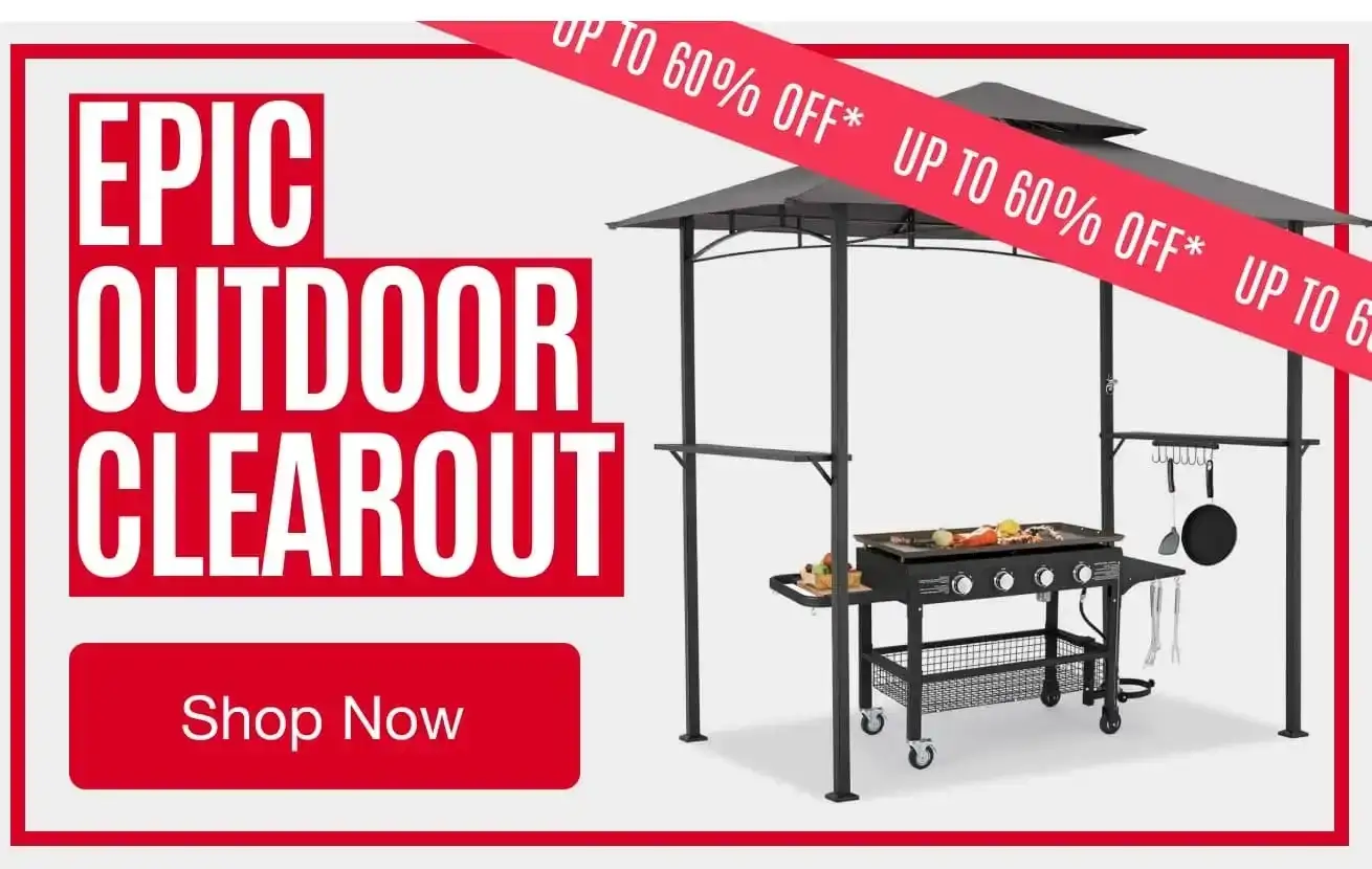 Epic Outdoor Clearout Shop Now