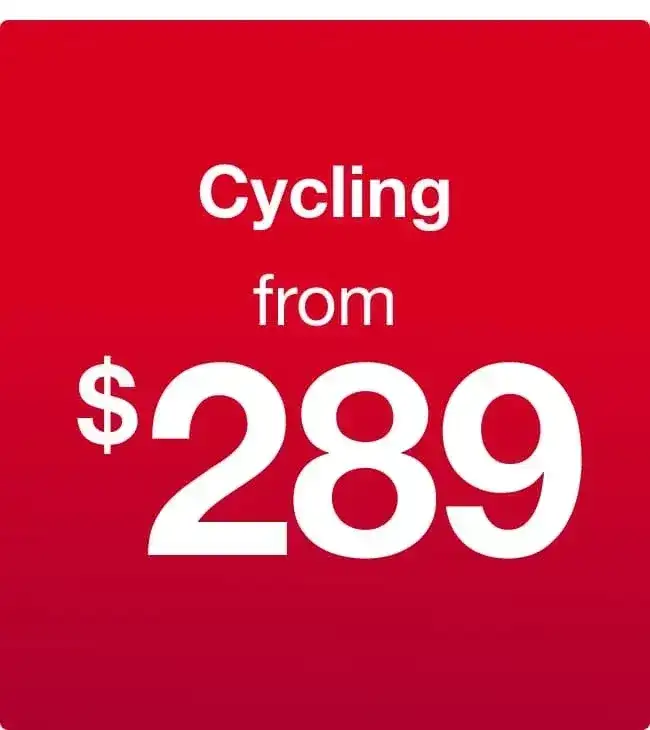 Cycling from \\$289