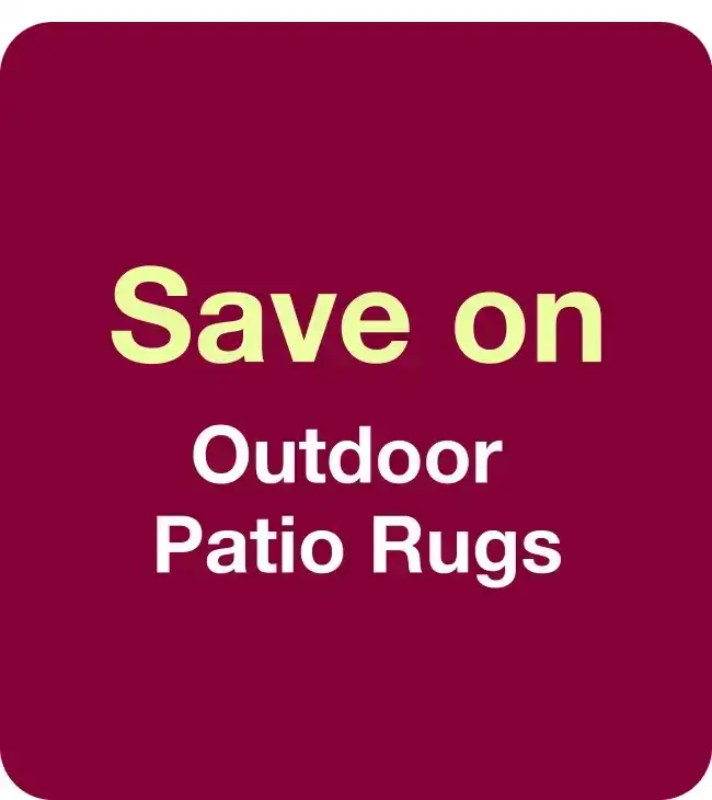 Save on Outdoor Patio Rugs