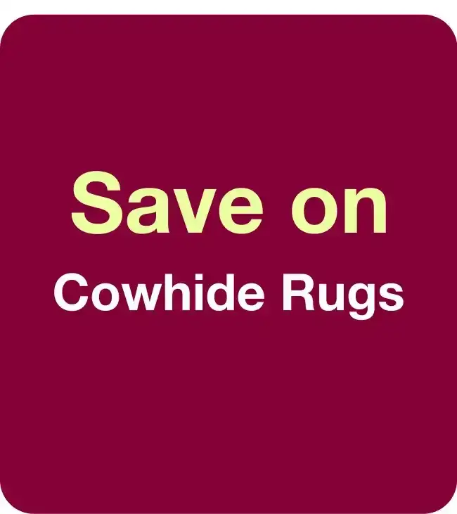 Save on Cowhide Rugs