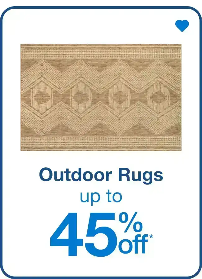 Outdoor Rugs Up to 45% Off