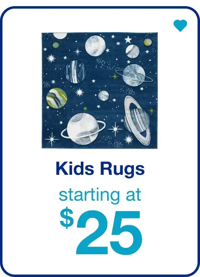 Kids Rugs Starting at \\$25 — Shop Now!