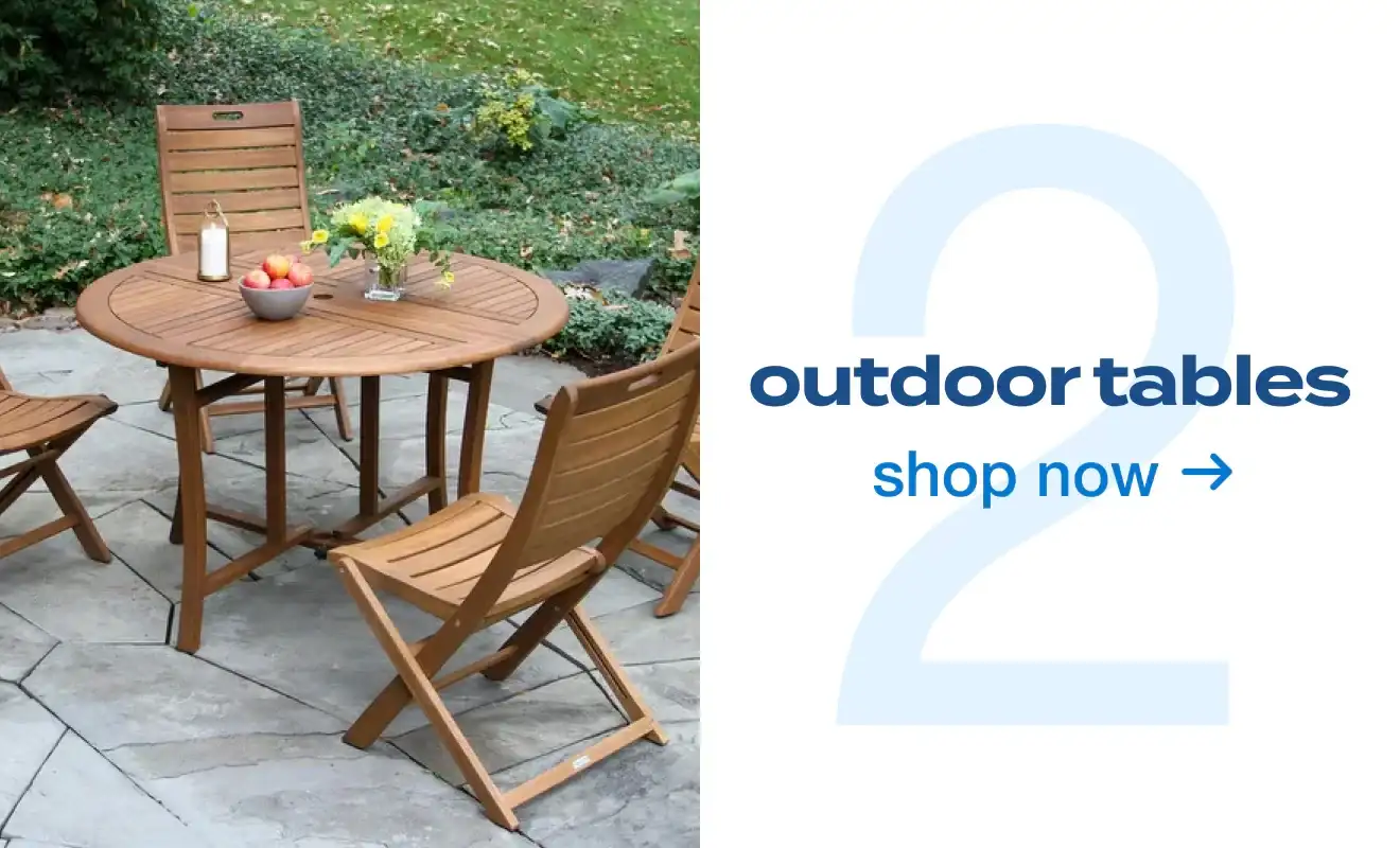 2. Outdoor Tables