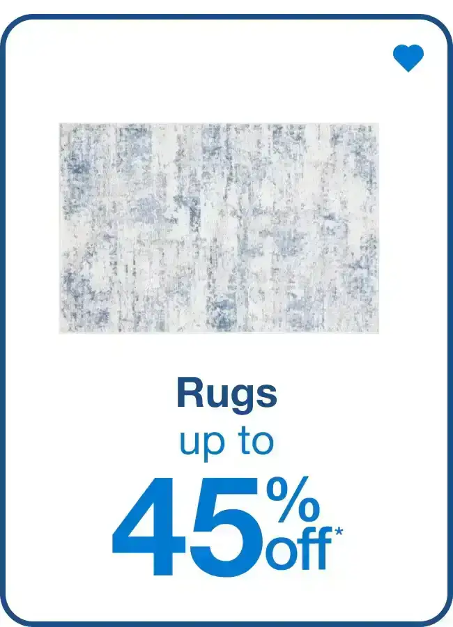 Rugs Up to 45% Off