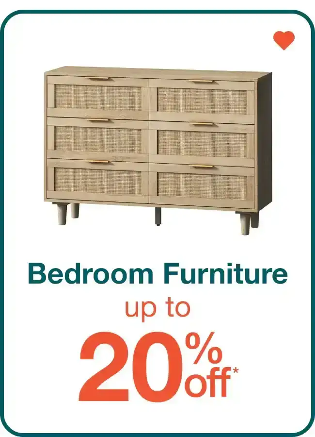 Up to 20% Off Bedroom Furniture