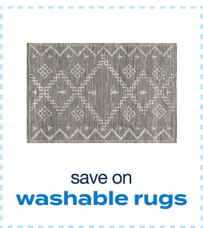 Save on Washable Rugs 