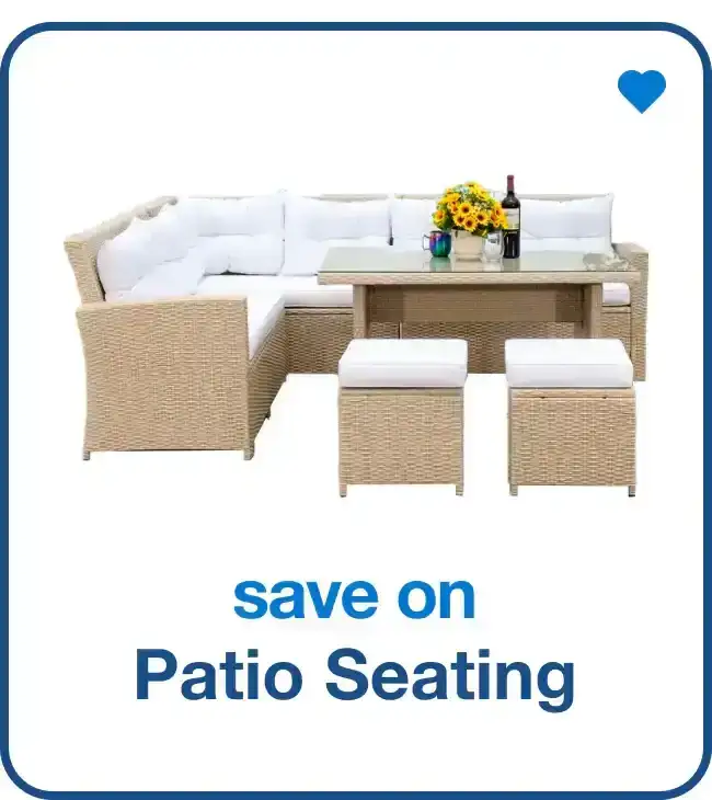 Save on Patio Seating