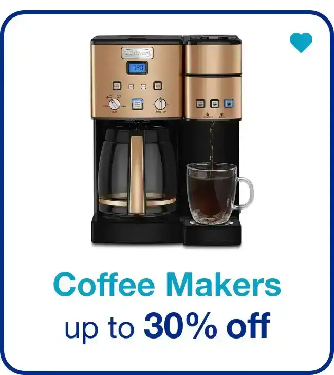 Up to 30% Off Cuisinart Coffee Makers — Shop Now!