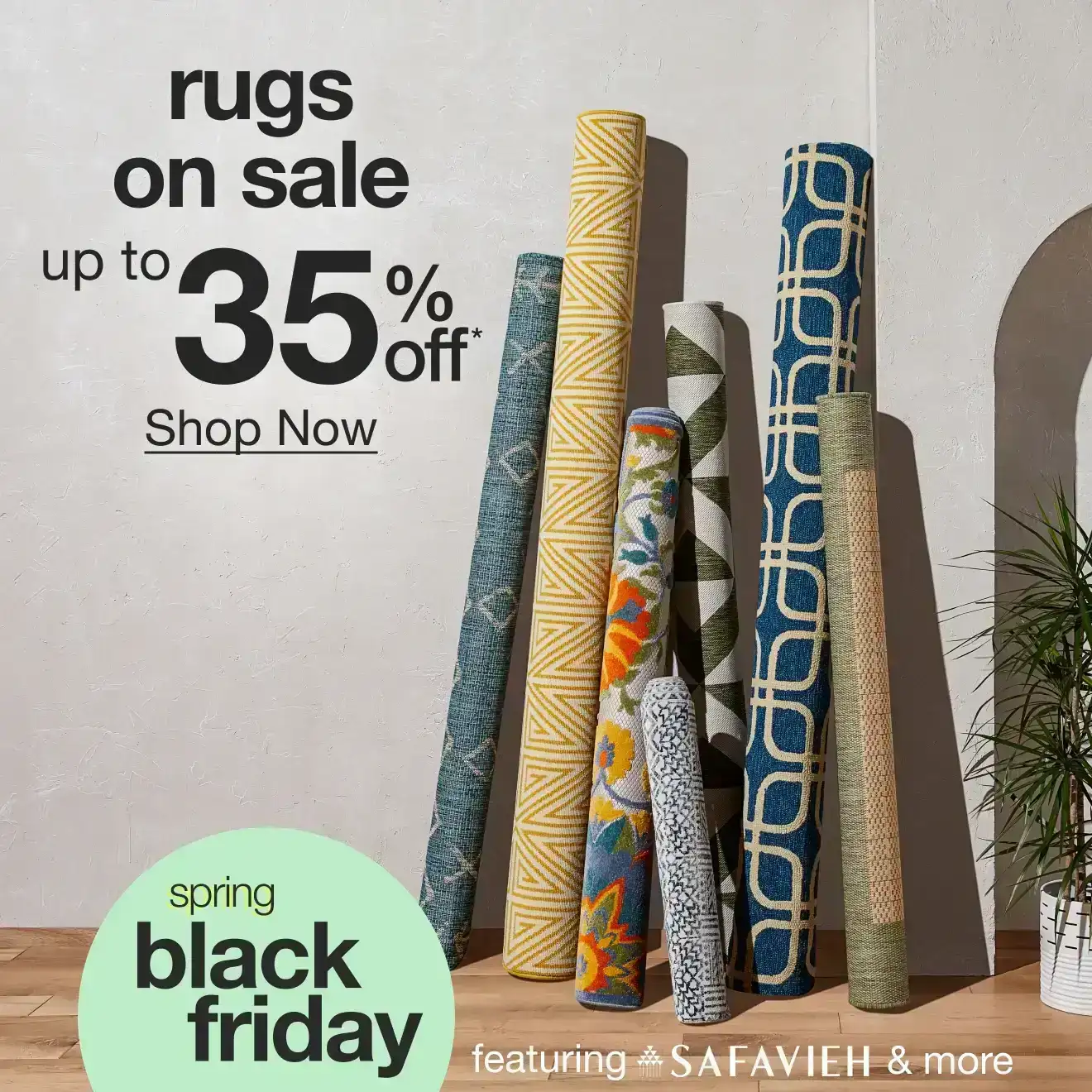 Up to 35% Off Rugs — Shop Now!