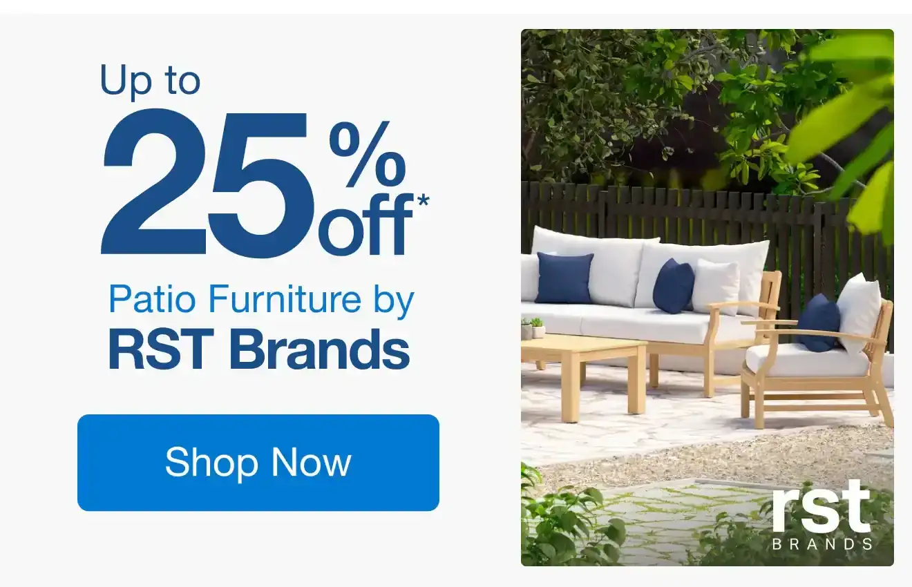 Up to 25% Off Select Patio Furniture by RST Brands*