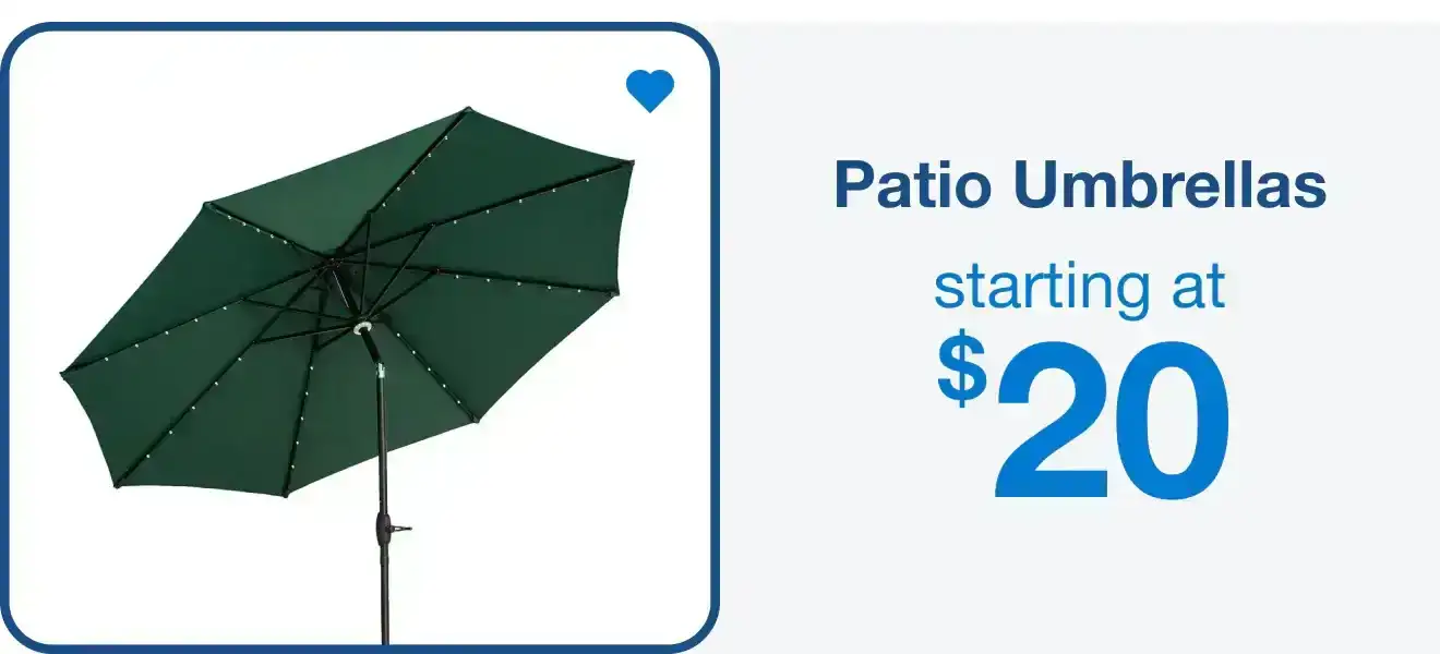 Patio Umbrellas Up to 20% Off — Shop Now!