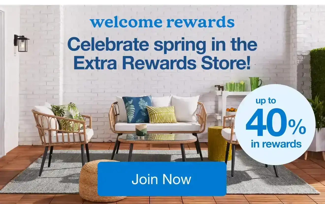 Receive exclusive savings with the Extra Rewards Store