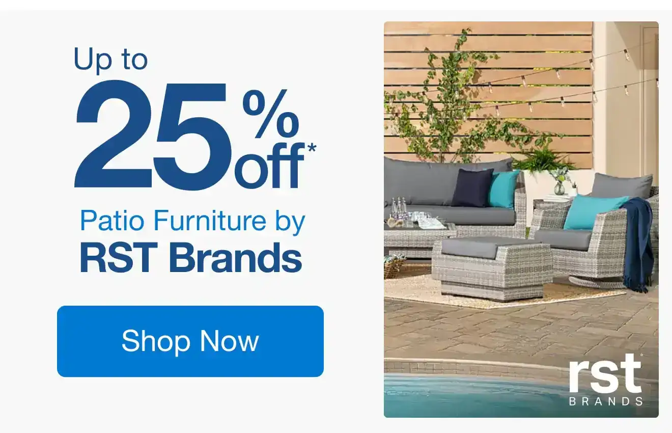 Up to 25% Off Select Patio Furniture by RST Brands*