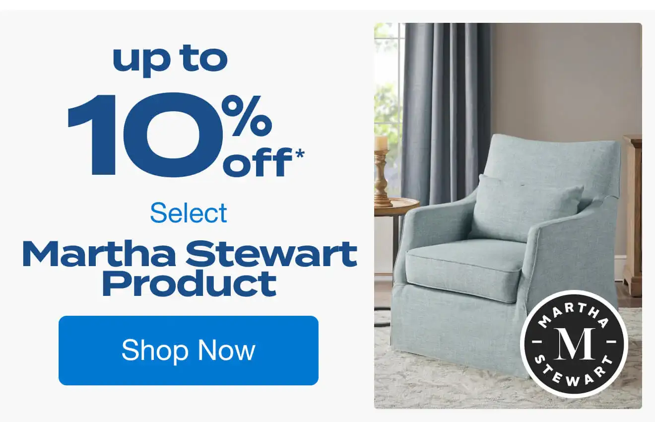 Up to 10% Off Select Martha Stewart Product*