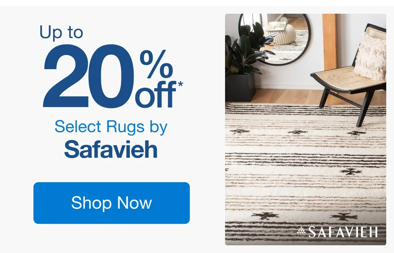 Up to 20% Off Select Rugs by Safavieh*