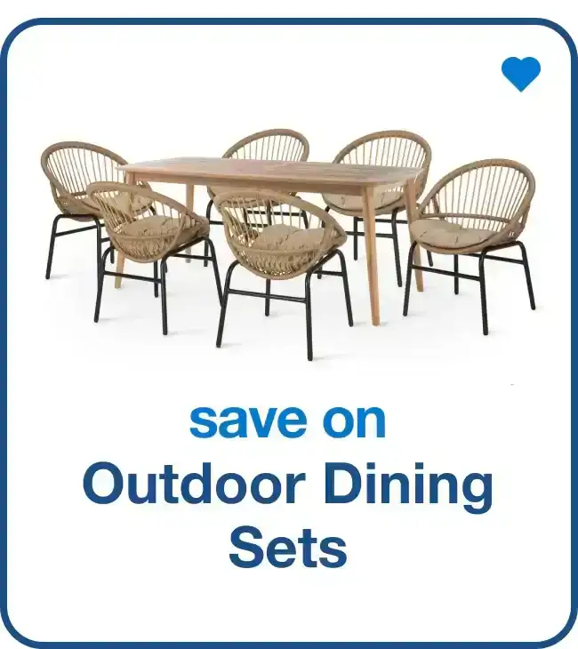 Save on Outdoor Dining Sets