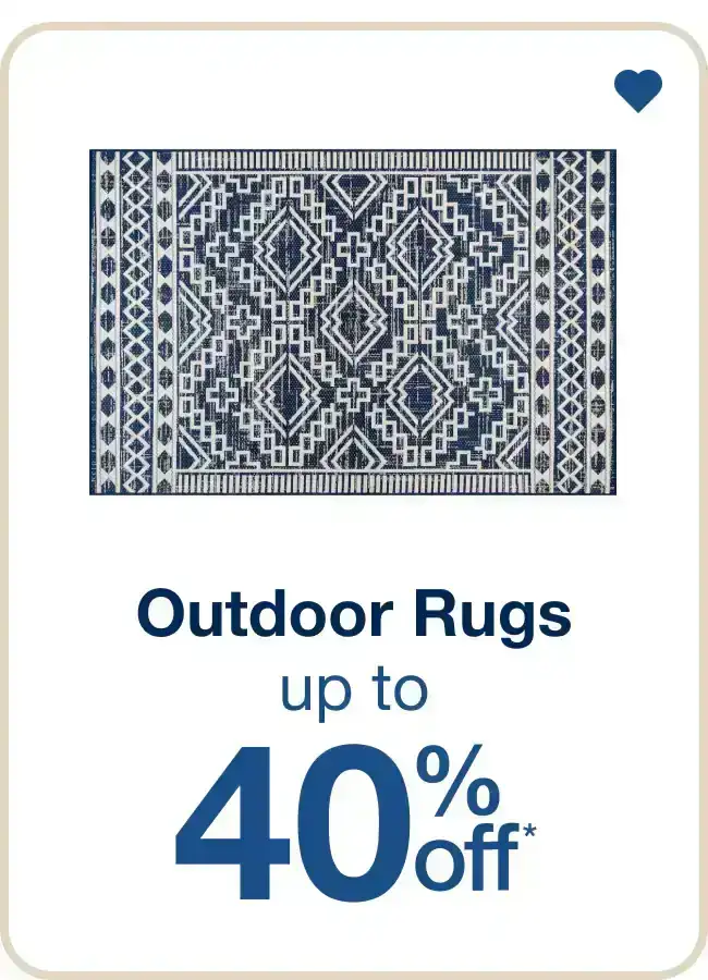 Up to 40% Off Outdoor Rugs — Shop Now!