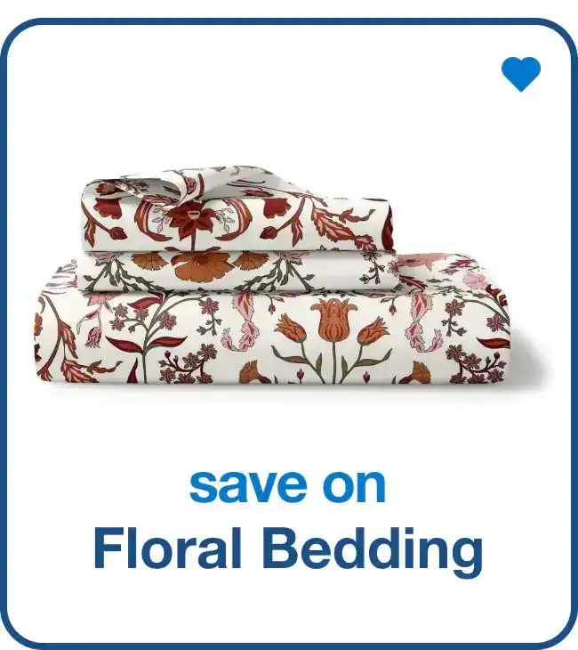 save on floral bedding