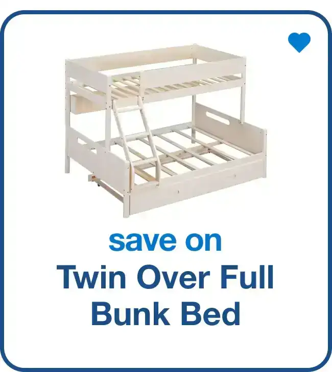 save on twin over full bunk bed