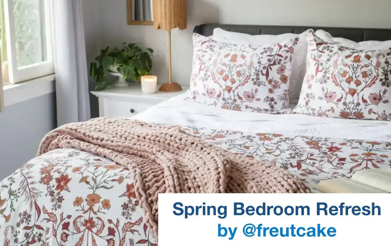 spring bedroom refresh