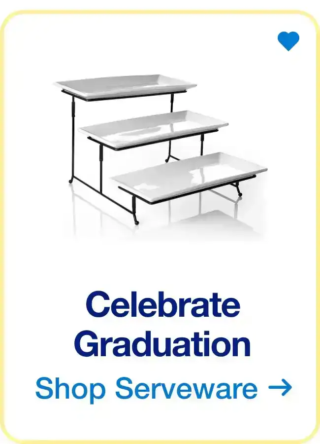 Celebrate Graduation — Shop Serveware