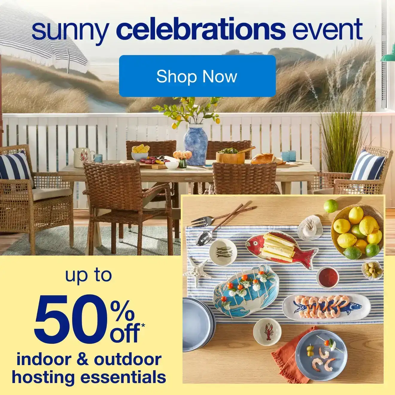 Sunny Celebrations Event — Shop Now
