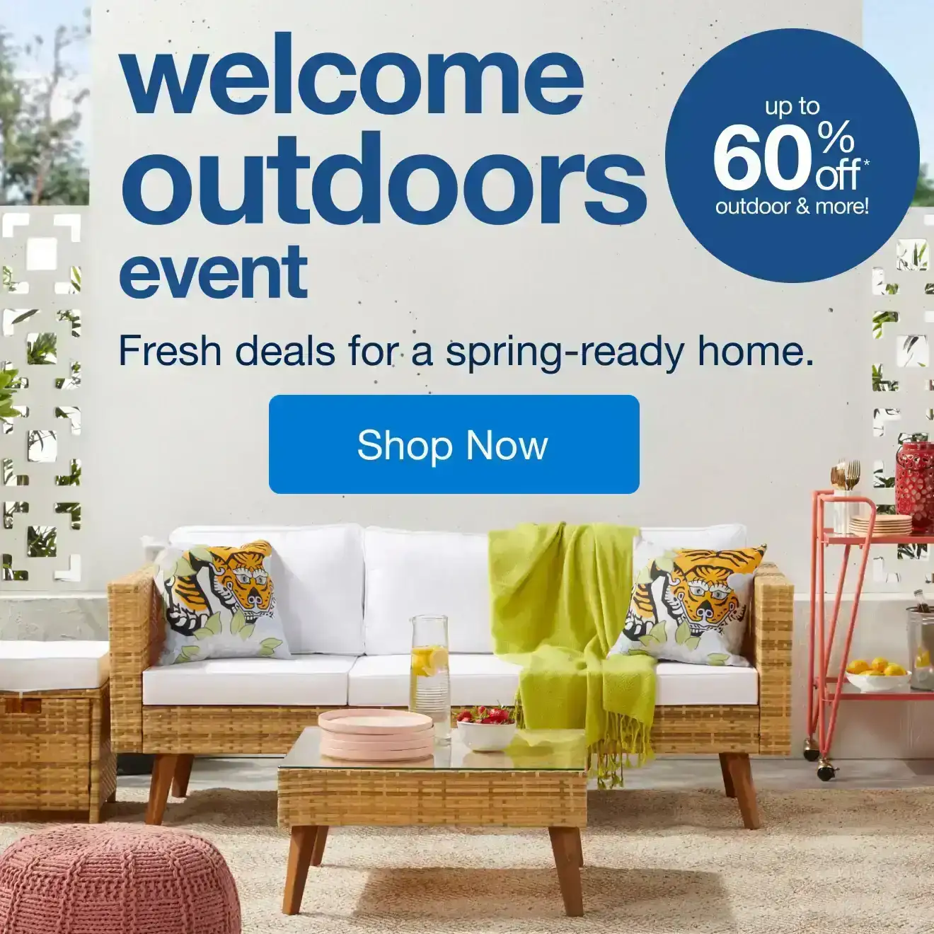 Welcome Outdoors Event — Shop Now!