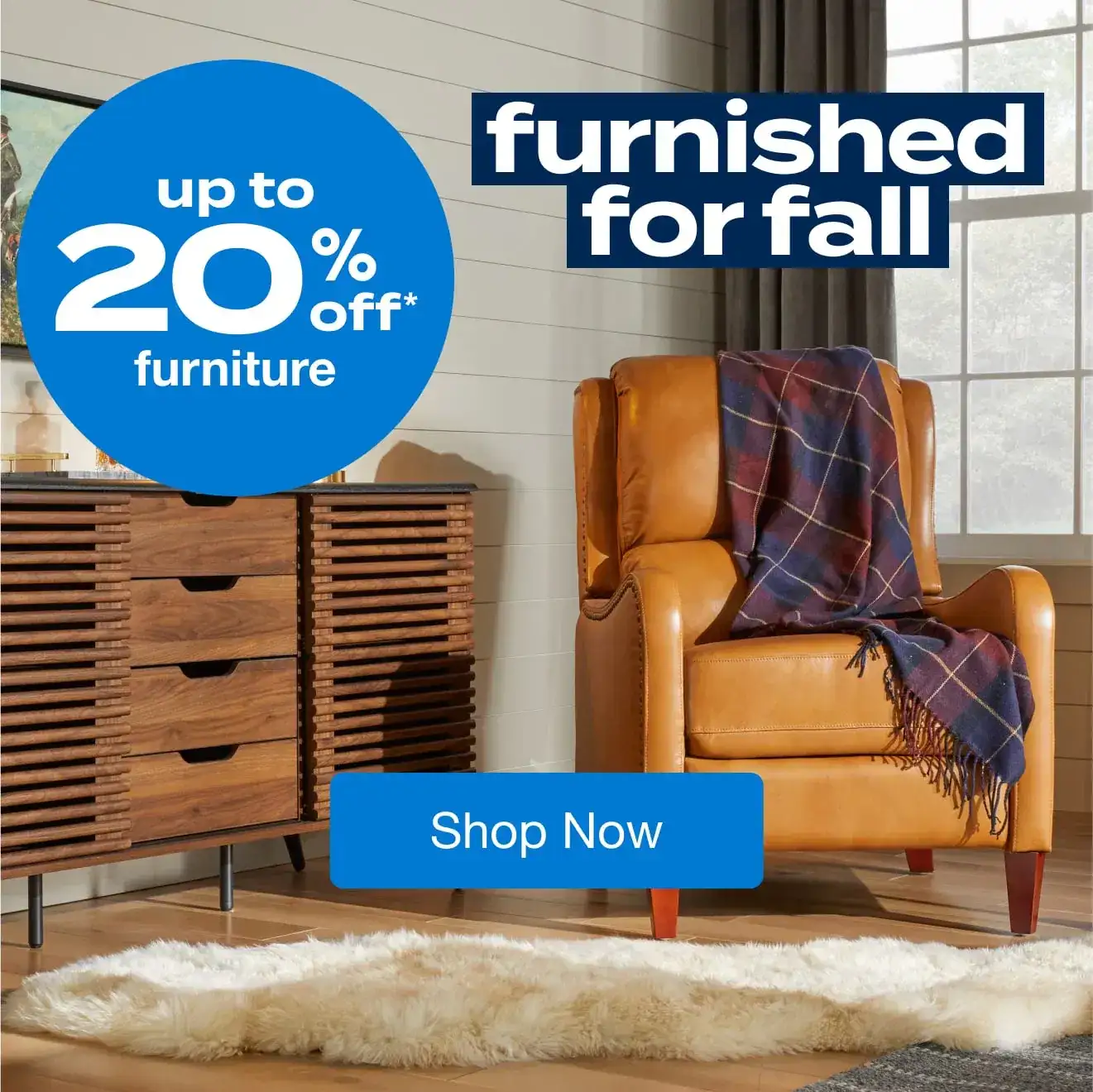 Get Furnished for Fall with Up to 20% off Furniture