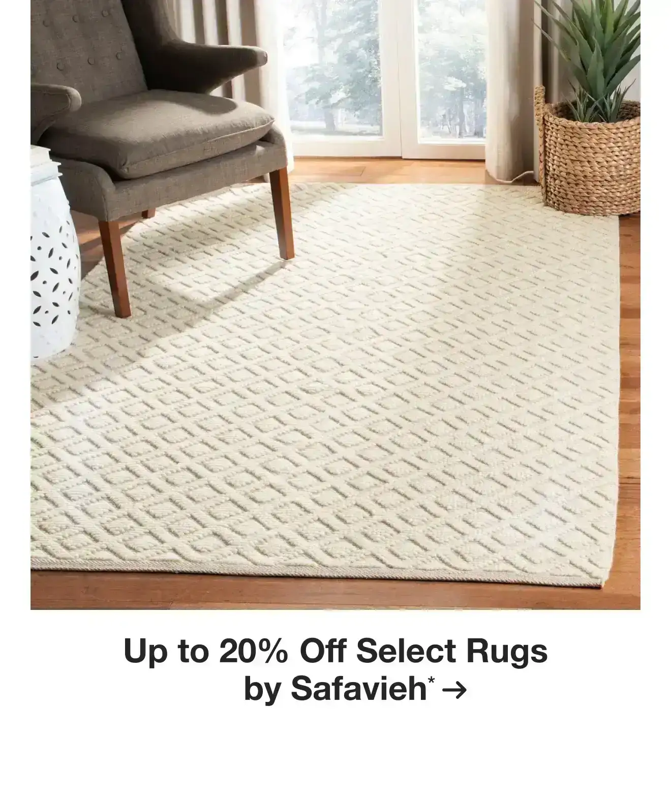 Up to 20% Off Select Rugs by Safavieh*