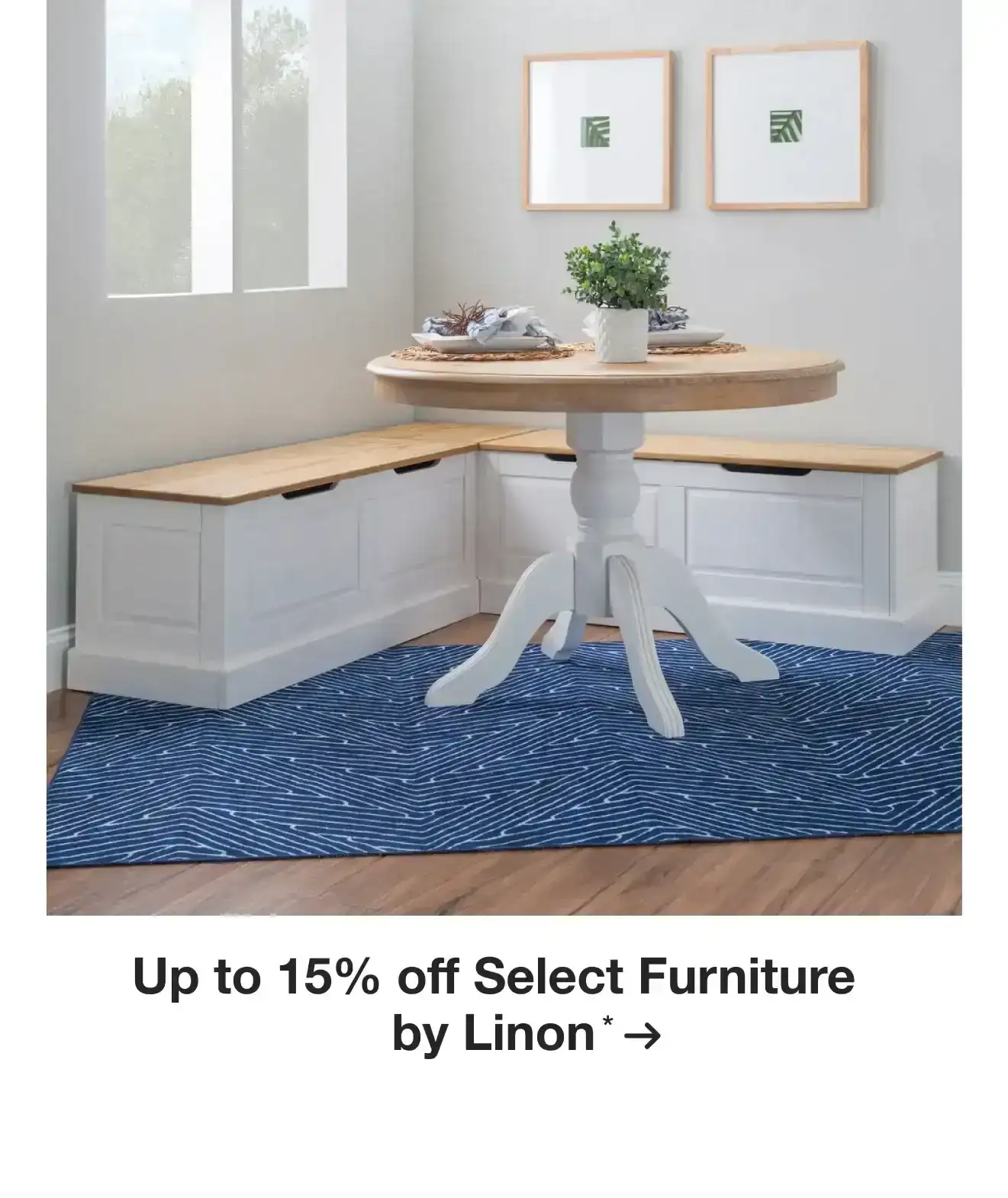 Up to 15% off Select Furniture by Linon*