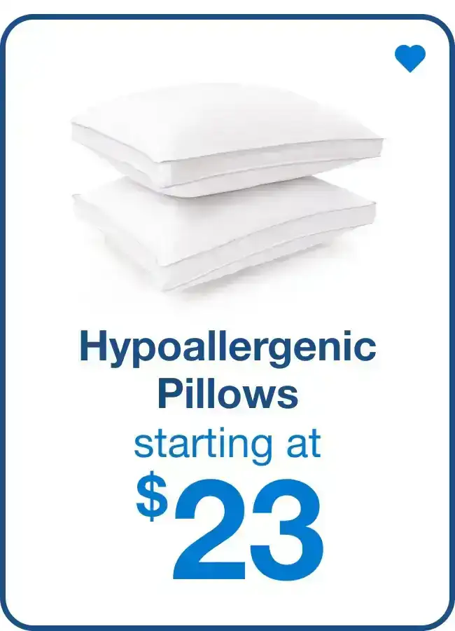 Hypoallergenic Pillows - Shop Now!