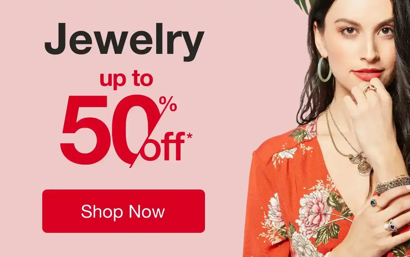 Jewelry is Back up to 50% Off